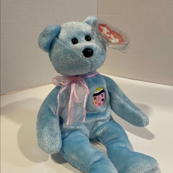 Eggs II the Bear (RETIRED) 2001 Beanie Baby Ty Inc. - Picture 2 of 5